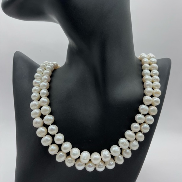Jewelry - Double Strand Natural Pearl Necklace